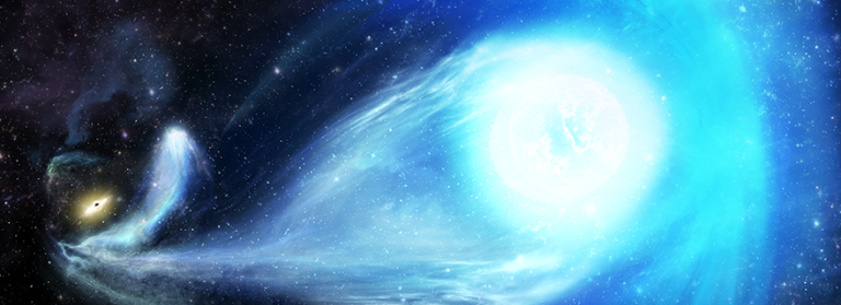 artist’s impression of a hypervelocity star / ESA